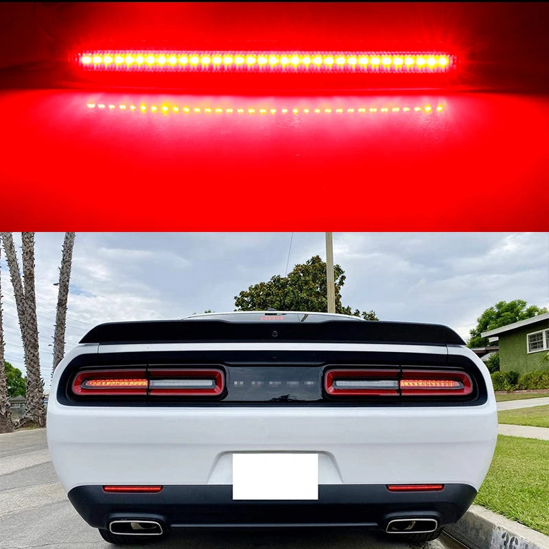Dodge Challenger Front and Rear Side Marker Turn Signal Lights with Rear Bumper Reflector Functionality for Tail and Rear Fog Lights