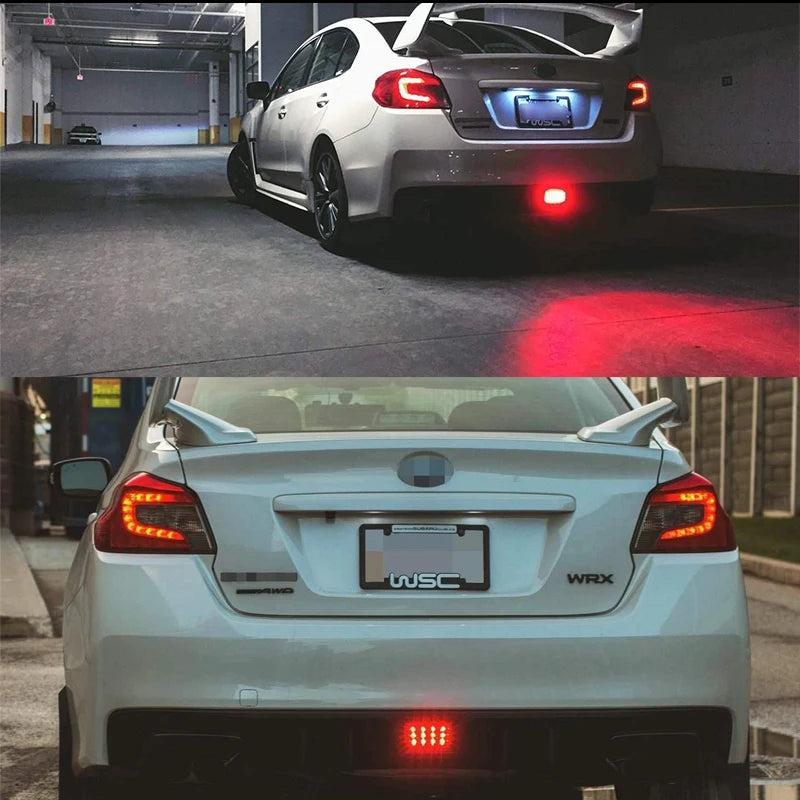 1PCS F1 LED Bar Style Rear Fog Lights Brake 4Th Brake Lamp for 2011-2021 Subaru WRX Sti XV Impereza Install Pnp Harness 12V - DriveNova