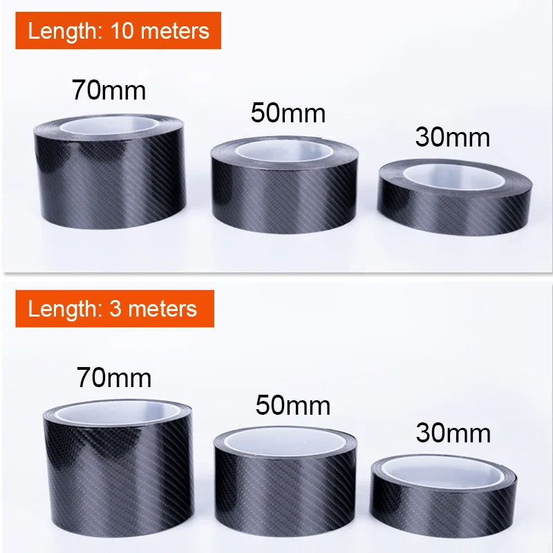 SEAMETAL Car 5D Carbon Fiber Vinyl Wrap Film Black Self Adhesive Car Wrap Foil anti Scratch Sticker Waterproof Car Accessories - DriveNova