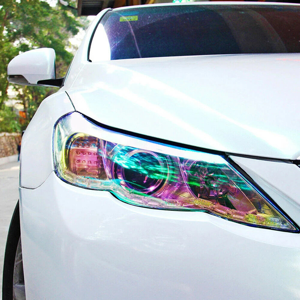 120x30cm Transparent Vinyl Wrap Film for Car Headlight and Taillight Tinting - PVC Accessory