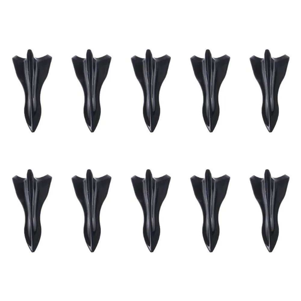 10-Piece Universal PU Rear Roof Shark Fin Spoiler Wing Kit for Enhanced Vehicle Aerodynamics - DriveNova