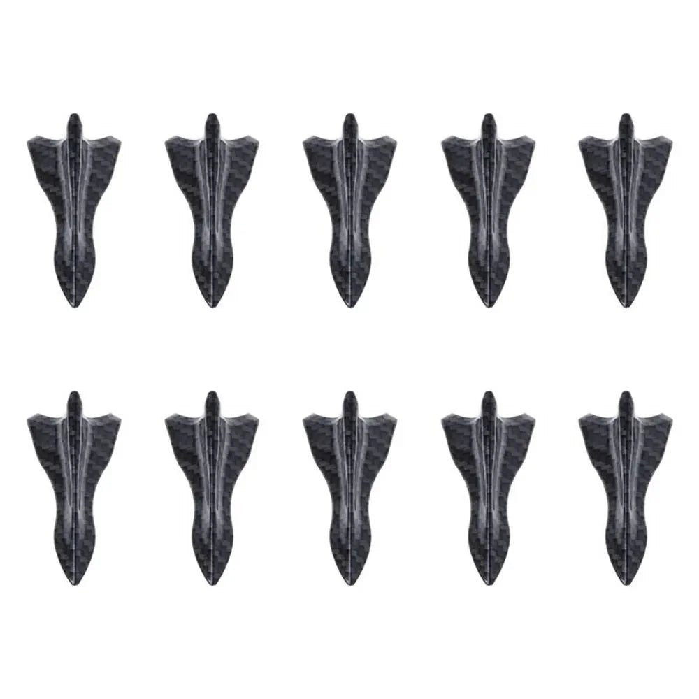 10-Piece Universal PU Rear Roof Shark Fin Spoiler Wing Kit for Enhanced Vehicle Aerodynamics - DriveNova