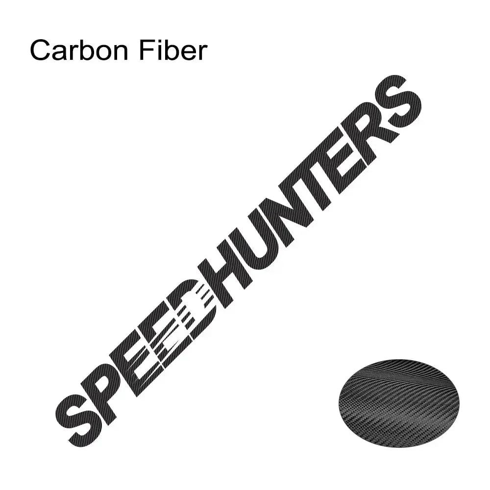 Speed Hunters Autoaufkleber Set - 100*10 cm, wasserfest und robust - DriveNovaCarbon Fiber100x10 cm