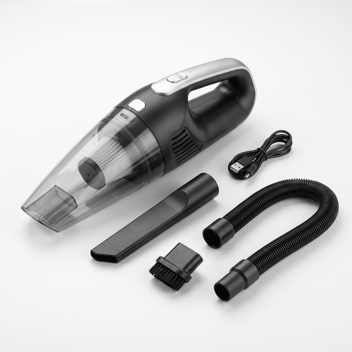 120W Cordless Handheld Car Vacuum Cleaner with USB Charging - High Suction Power for Automotive, Home, Office, and Pet Hair Cleaning Solutions - DriveNova