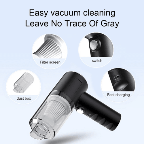 120W Cordless Handheld Vacuum Cleaner Small Mini Portable Car Auto - DriveNova