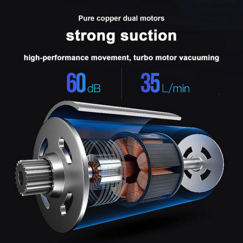 120W Cordless Handheld Vacuum Cleaner Small Mini Portable Car Auto - DriveNova