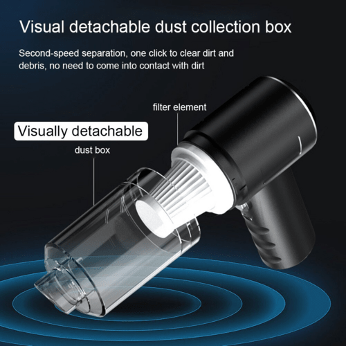 120W Cordless Handheld Vacuum Cleaner Small Mini Portable Car Auto - DriveNova