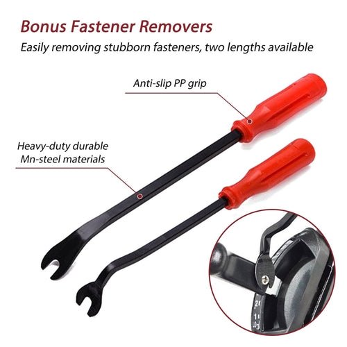 13 Pcs Car Trim Removal Tool Auto Door Panel Clip Dash Plastic - DriveNova