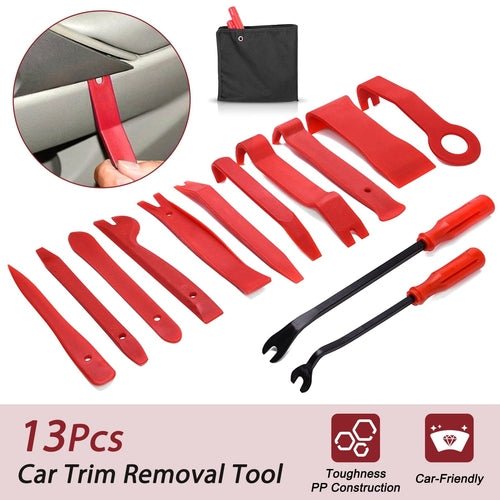 13 Pcs Car Trim Removal Tool Auto Door Panel Clip Dash Plastic - DriveNova