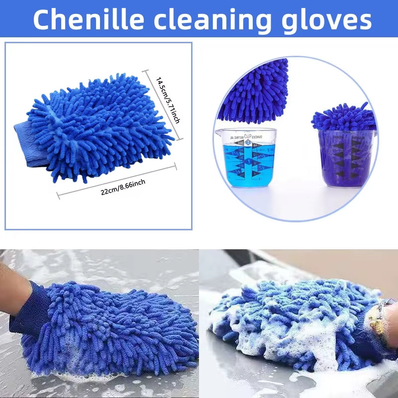Professional Car Detailing Brush Set - Comprehensive Auto Cleaning Kit for Vents, Gaps, and Air Outlet Maintenance