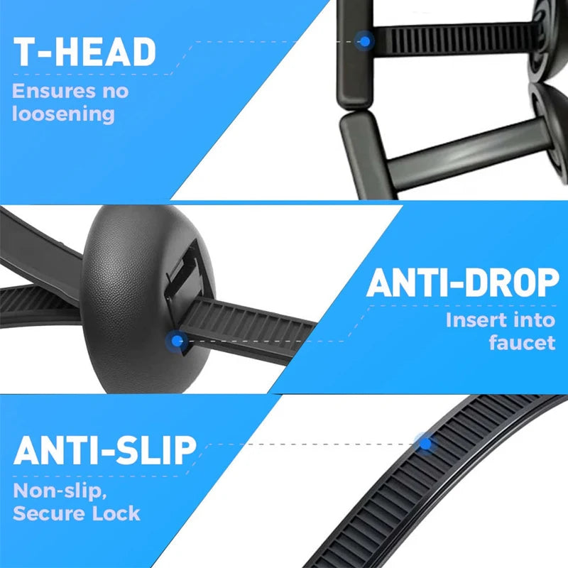 100/50/20Pcs Car Nylon Tie Wrap Cable Fixed Fastener Clips Car Hose Fastening Zip Strap Self-Locking Reusable Nylon Cable Ties - DriveNova