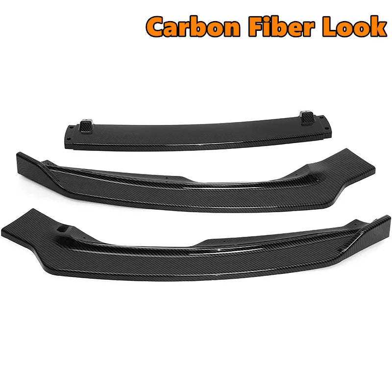 3Pcs Car Front Bumper Splitter Lip Body Kit Spoiler Diffuser Protector Guard for Ford for Fusion for Mondeo 2017 2018 - DriveNova