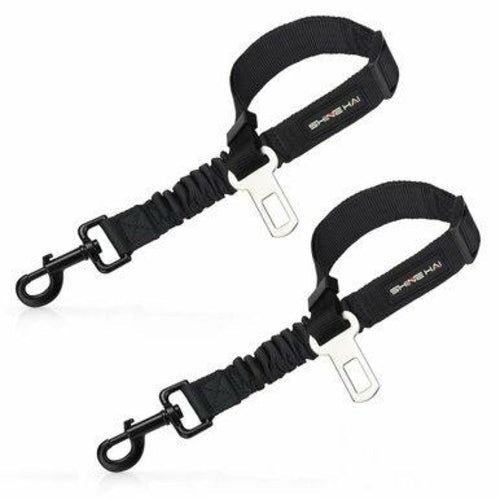 2 Pack Adjustable Dog Harness For Car Seatbelt Connector Restrain - DriveNova