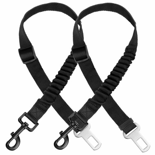 2 Pack Adjustable Dog Harness For Car Seatbelt Connector Restrain - DriveNova