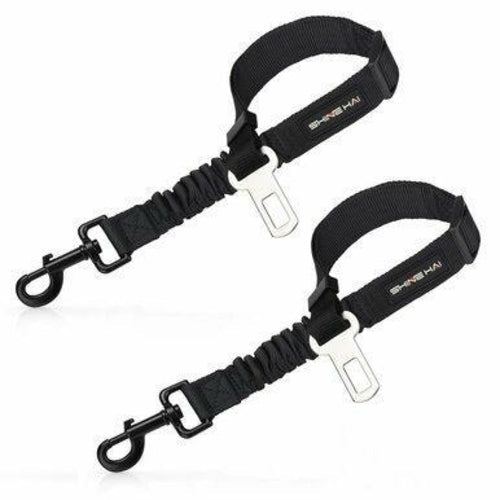 2 Pack Adjustable Dog Harness For Car Seatbelt Connector Restrain - DriveNova