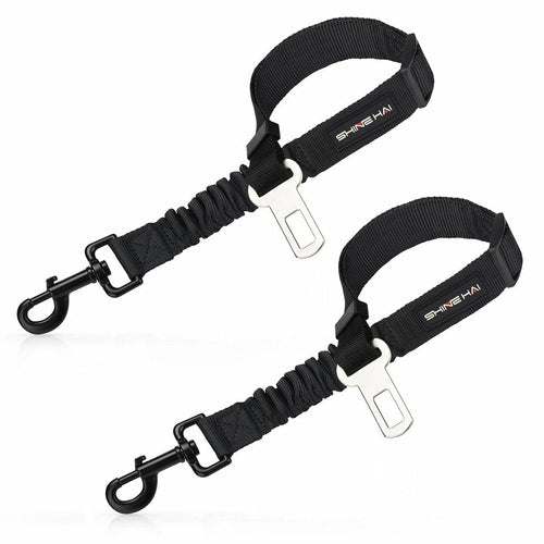 2 Pack Adjustable Dog Harness For Car Seatbelt Connector Restrain - DriveNova