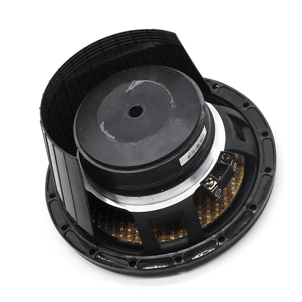 2-Pack Universal 6.5-Inch Waterproof Speaker Covers with Rust Protection - Black and Red - DriveNova