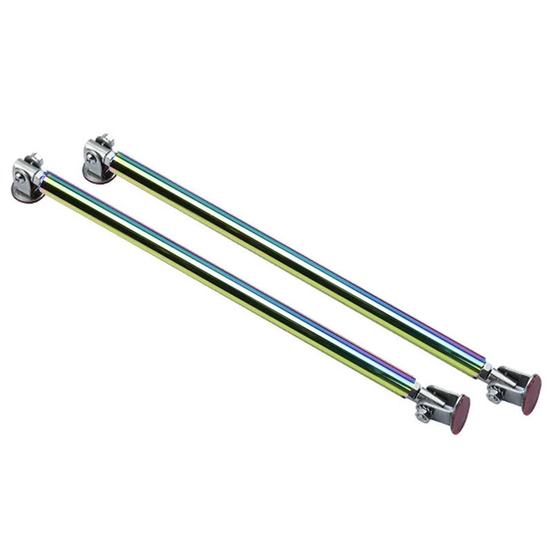 200mm Universal Car Splitter Rods Racing Adjustable Stainless Steel Front Bumper Lip Support Tie Bar Kit Saving Drilling Hole - DriveNova