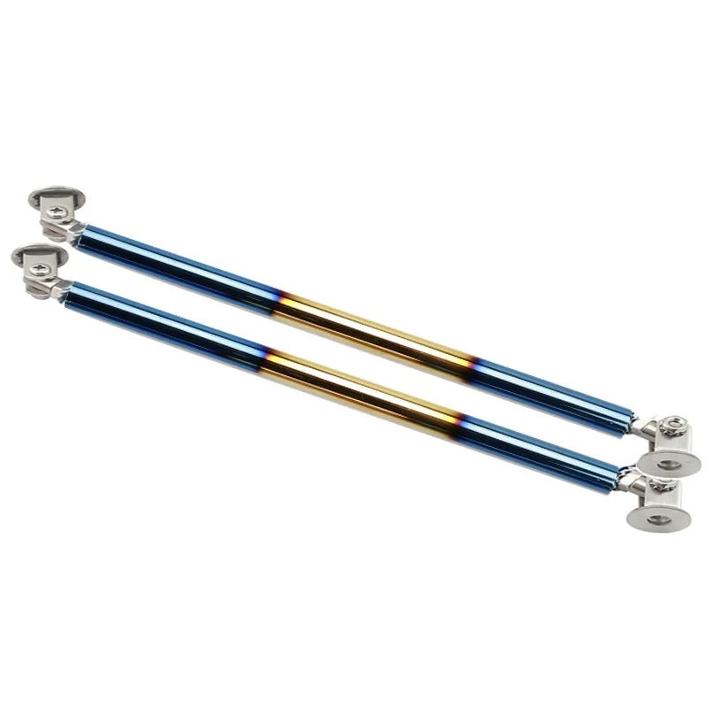 200mm Universal Car Splitter Rods Racing Adjustable Stainless Steel Front Bumper Lip Support Tie Bar Kit Saving Drilling Hole - DriveNova