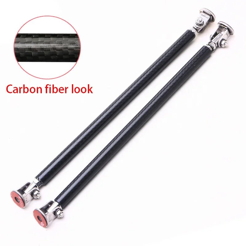 200mm Universal Car Splitter Rods Racing Adjustable Stainless Steel Front Bumper Lip Support Tie Bar Kit Saving Drilling Hole - DriveNova