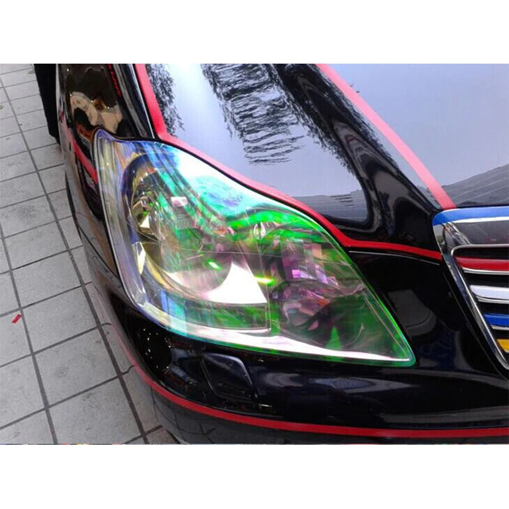 120x30cm Transparent Vinyl Wrap Film for Car Headlight and Taillight Tinting - PVC Accessory