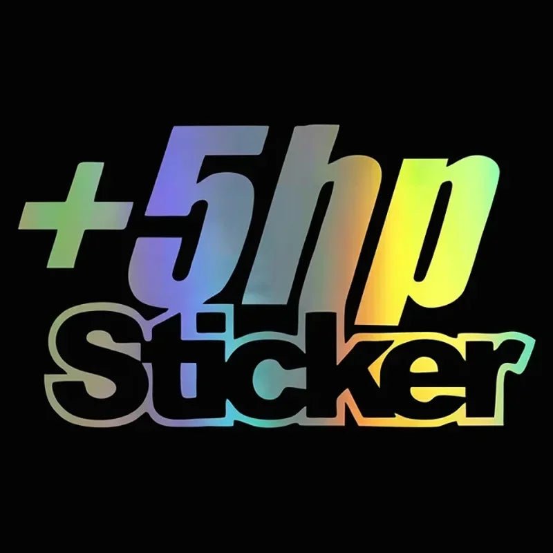 22.5x13.2cm +5HP Game Funny Car Sticker Auto Body Bumper Windows Motorcycle Laptop Walls Vinyl Film Decal Car Tuning Accessories - DriveNova