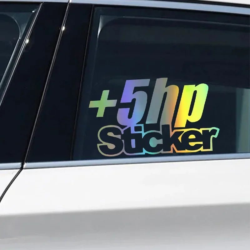 22.5x13.2cm +5HP Game Funny Car Sticker Auto Body Bumper Windows Motorcycle Laptop Walls Vinyl Film Decal Car Tuning Accessories - DriveNova
