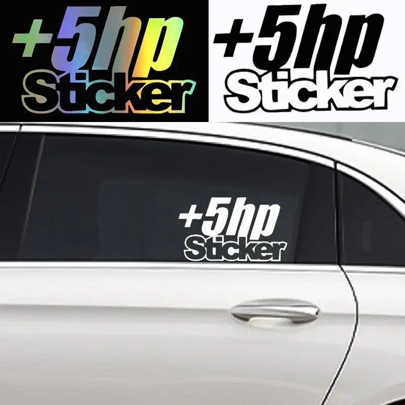 22.5x13.2cm +5HP Game Funny Car Sticker Auto Body Bumper Windows Motorcycle Laptop Walls Vinyl Film Decal Car Tuning Accessories - DriveNova