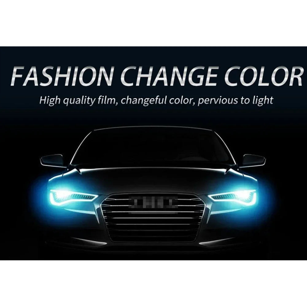 30*60Cm Vinyl Car Wrap Car Tinting Car-Styling Auto Tint Headlight Taillight Fog Light Vinyl Smoke Film Plastic Film Headlights - DriveNova