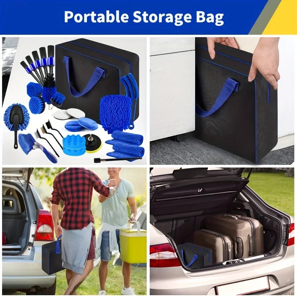 27-Piece RV Car Wash and Cleaning Kit with Accessories and Repair Tools - DriveNova