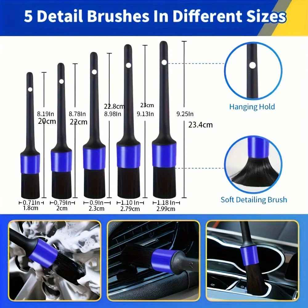 27-Piece RV Car Wash and Cleaning Kit with Accessories and Repair Tools - DriveNova