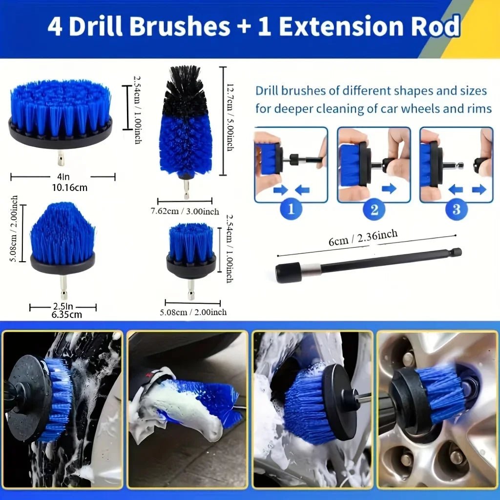 27-Piece RV Car Wash and Cleaning Kit with Accessories and Repair Tools - DriveNova