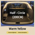 Waterproof Flexible LED Trunk Light Strip with Automatic On/Off Function for SUVs and MPVs - Hidden Installation