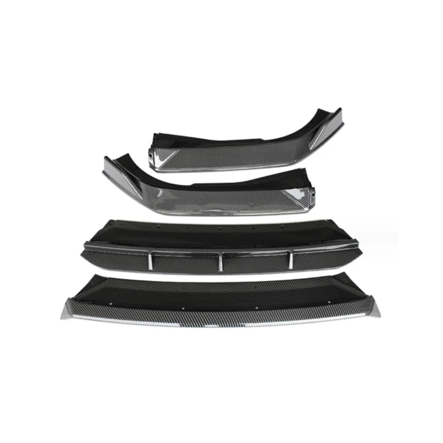 Car Front Bumper Lip Diffuser Spoiler for Honda Accord 10Th GEN 2018 2019 2020 2021 Gloss Black Body Kits Tuning - DriveNova