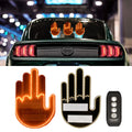 Finger Light for Car Gesture LED Car Middle Finger Back Window Car Sign LED Hand for Car - DriveNova