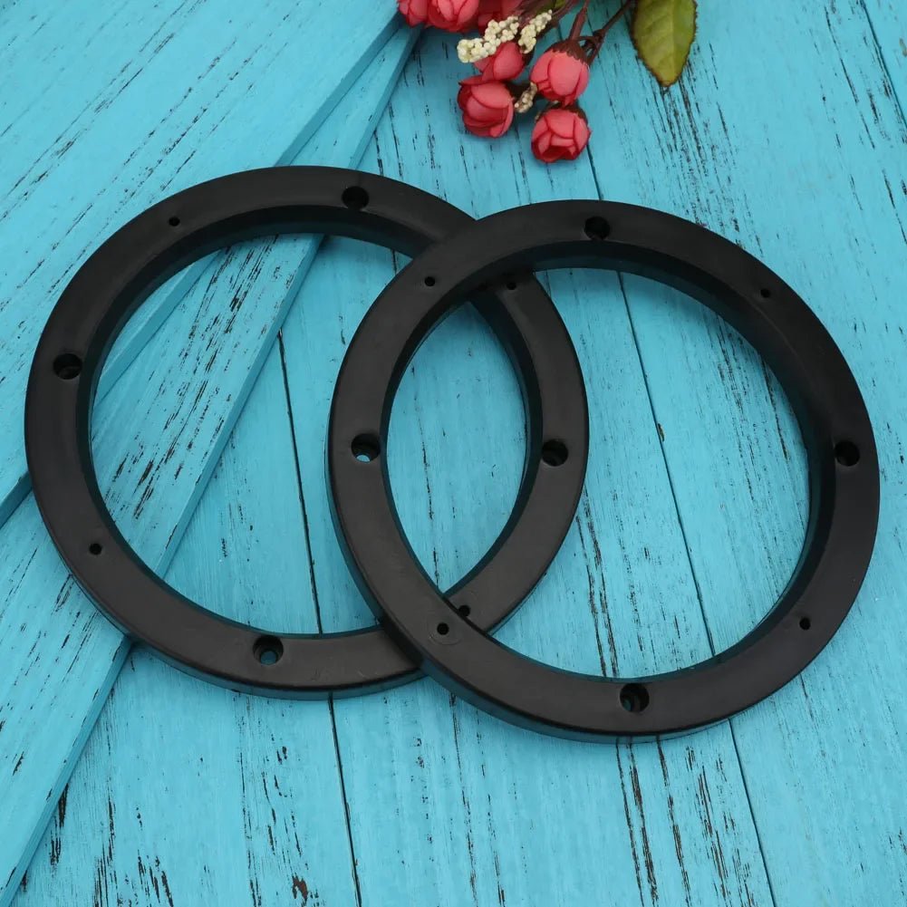 2Pcs Speaker Spacer Pad Adapter 6.5 Inch Plastic Fitting Audio Anti-Slip Autoradio Speaker Pakking Spacers for Auto Accessoires - DriveNova