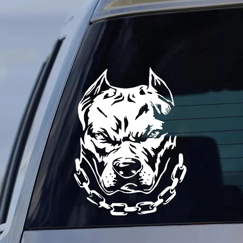 Motorcycle Sticker Bulldog Reflective Car Styling Moto Auto Decal Funny JDM Vinyl Car Accessories 14.4X19Cm - DriveNova