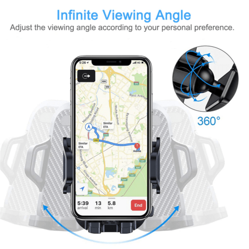360° Universal Mount Holder Car Stand Windshield For Mobile Cell Phone - DriveNova