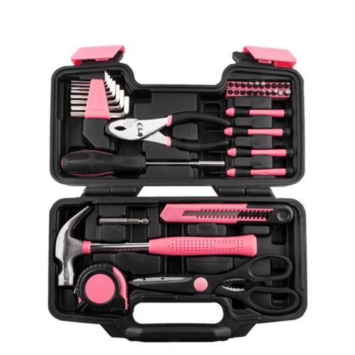 39PCS Hand Tool Set Home Measuring Tape Pliers Tool Kit - DriveNova