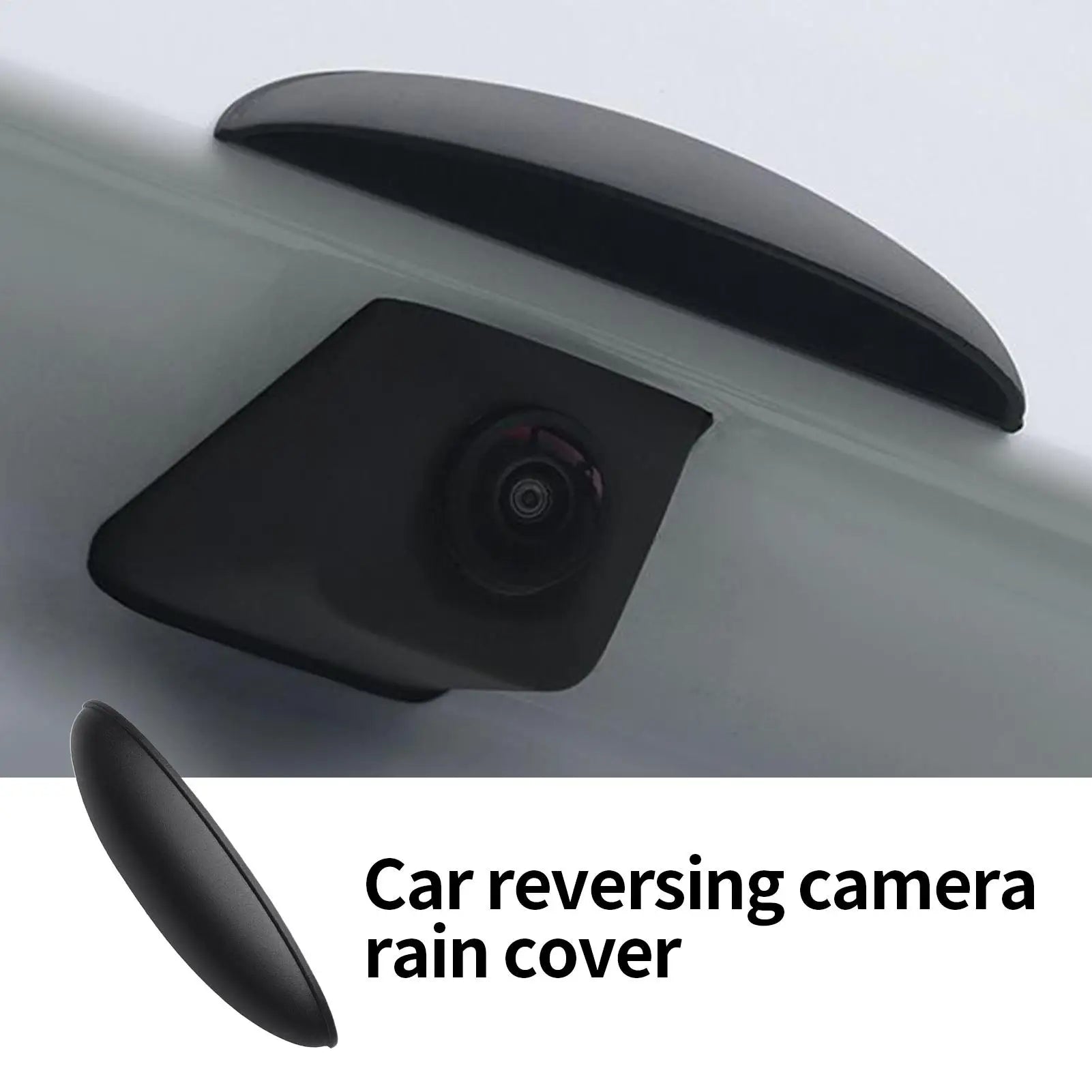 Car Reverse Camera Silicone Rain Shield Cover - Auto Rear View Camera Protection Accessory