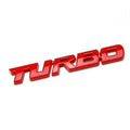 Turbocharged Metal Alloy 3D Car Badge - Decorative Side Sticker for Vehicle Modification