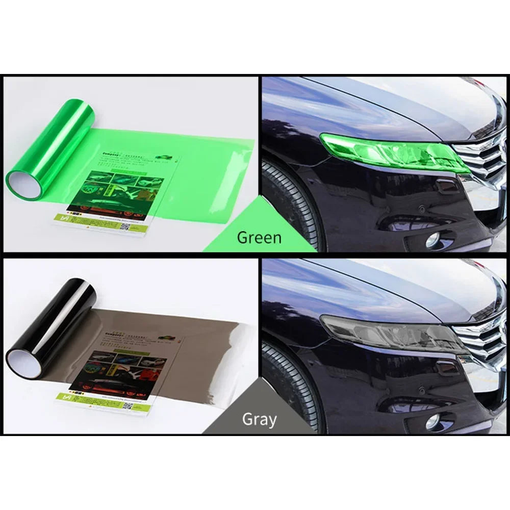 30*60Cm Vinyl Car Wrap Car Tinting Car-Styling Auto Tint Headlight Taillight Fog Light Vinyl Smoke Film Plastic Film Headlights - DriveNova