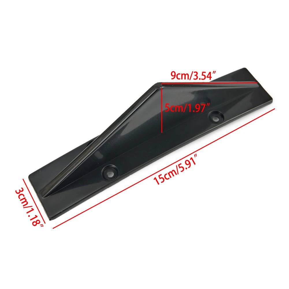 4pcs Car Rear Bumper Lip Diffuser Splitter Spoiler Scratch Protector Fin Trim Caps Universal Exterior Accessory For 300 - DriveNova