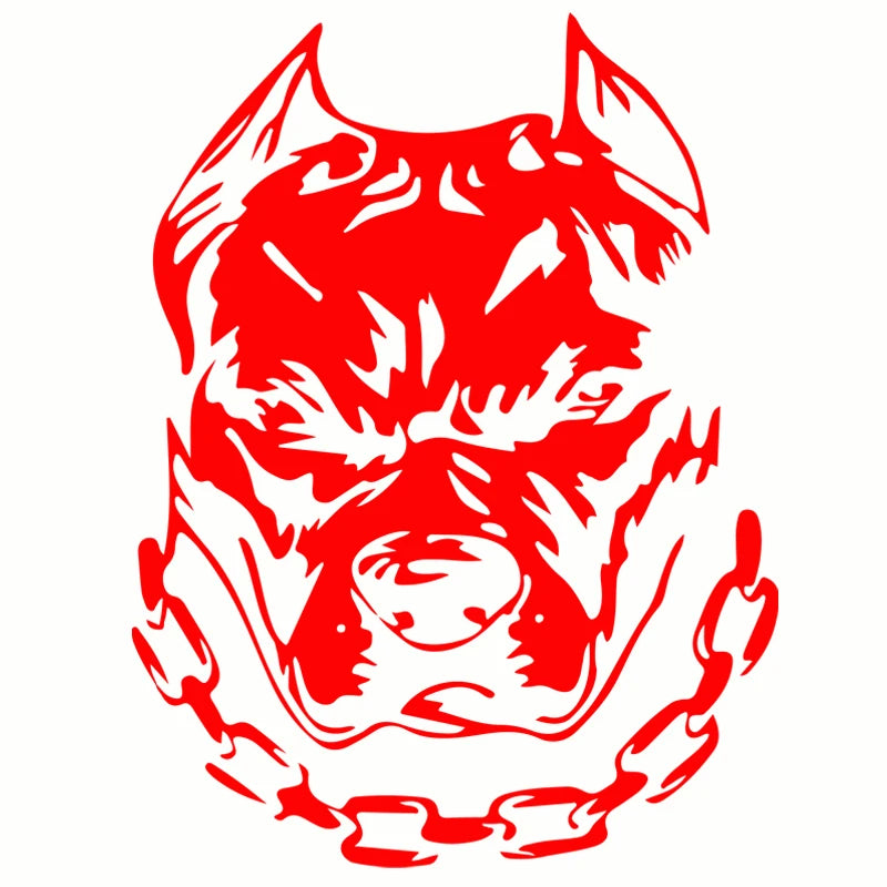 Motorcycle Sticker Bulldog Reflective Car Styling Moto Auto Decal Funny JDM Vinyl Car Accessories 14.4X19Cm - DriveNova