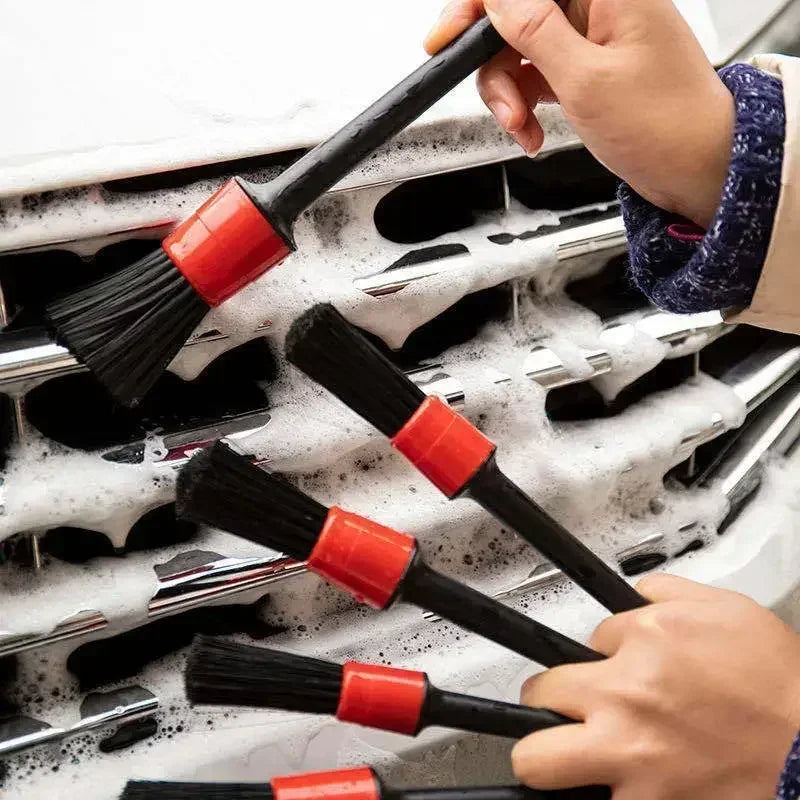 Professional Car Detailing Brush Set for Comprehensive Vehicle Cleaning and Maintenance