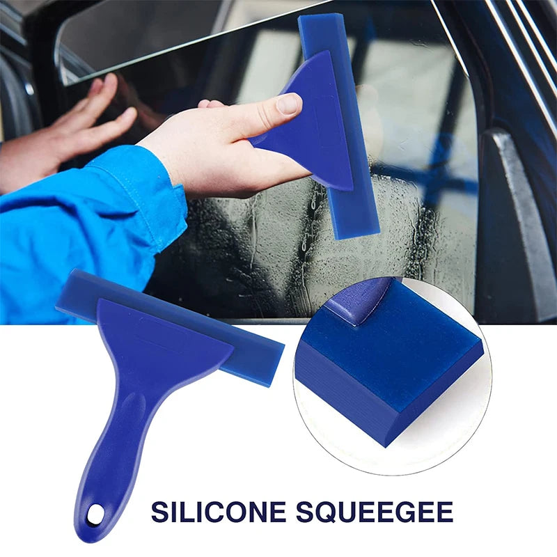 Professional Car Wrap and Window Tint Installation Tool Kit - 10-29 Piece Vinyl Squeegee and Curve Slot Tools for Wraps and Stickers