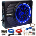 5Core 10 Inch Slim under Seat Car Audio Subwoofer 800W Built in - DriveNova