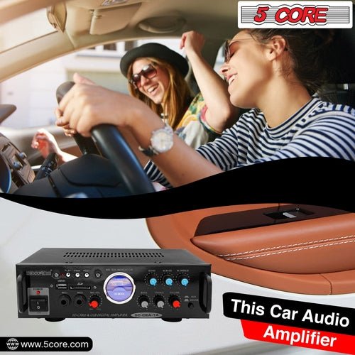 5Core Dual Channel Amplifier Car Audio System 300W Audio Reciver Car - DriveNova