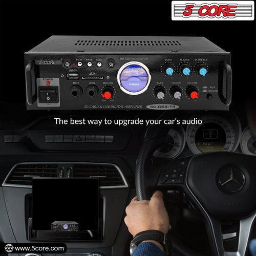 5Core Dual Channel Amplifier Car Audio System 300W Audio Reciver Car - DriveNova