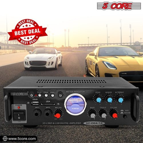 5Core Dual Channel Amplifier Car Audio System 300W Audio Reciver Car - DriveNova